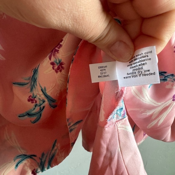 Lane Bryant - Pink Floral Blouse - Picture 8 of 11